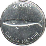 Canada 10 centavos moneda conmemorativa Canada 10 centavos moneda conmemorativa
