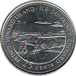 Canada 25 centavos 1992 moneda Canada 25 centavos 1992 moneda