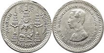 moneda Thailand Siam 1 fuang 1876-1900 moneda Thailand Siam 1 fuang 1876-1900